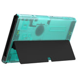 eXtremeRate Emerald Green Console Back Plate DIY Replacement Housing Shell Case for Nintendo Switch OLED Console – JoyCon Shell & Kickstand NOT Included - BNSOM5007