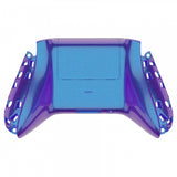 eXtremeRate Chameleon Purple Blue Glossy Custom Bottom Shell w/ Battery Cover for Xbox Series S/X Controller - Controller & Side Rails NOT Included - BX3P301