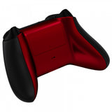 eXtremeRate Scarlet Red Soft Touch Replacement Back Shell w/ Battery Cover for Xbox Series S/X Controller - Controller & Side Rails NOT Included - BX3P303