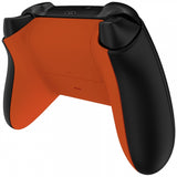 eXtremeRate Orange Soft Touch Replacement Back Shell w/ Battery Cover for Xbox Series S/X Controller - Controller & Side Rails NOT Included - BX3P304