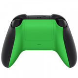 eXtremeRate Green Soft Touch Replacement Back Shell w/ Battery Cover for Xbox Series S/X Controller - Controller & Side Rails NOT Included - BX3P306