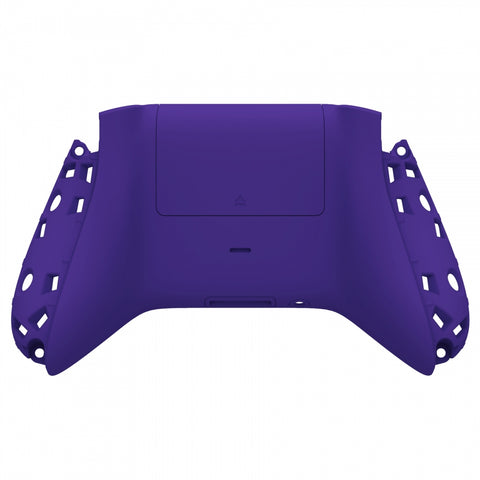 eXtremeRate Purple Soft Touch Replacement Back Shell w/ Battery Cover for Xbox Series S/X Controller - Controller & Side Rails NOT Included - BX3P307