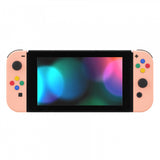 eXtremeRate Mandys Pink Joycon Handheld Controller Housing with ABXY Direction Buttons, DIY Replacement Shell Case for NS Switch JoyCon & OLED JoyCon – Console Shell NOT Included - CP329