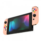 eXtremeRate Mandys Pink Joycon Handheld Controller Housing with ABXY Direction Buttons, DIY Replacement Shell Case for NS Switch JoyCon & OLED JoyCon – Console Shell NOT Included - CP329