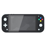 eXtremeRate Soft Touch Black DIY Replacement Shell for Nintendo Switch Lite, NSL Handheld Controller Housing w/ Screen Protector, Custom Case Cover for Nintendo Switch Lite - DLP309