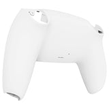 eXtremeRate White Custom Back Housing Bottom Shell Compatible with ps5 Controller, Replacement Back Shell Cover Compatible with ps5 Controller - DPFP3008