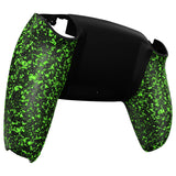 eXtremeRate Textured Green Custom Back Housing Bottom Shell Compatible with ps5 Controller, Replacement Back Shell Cover Compatible with ps5 Controller - DPFP3017