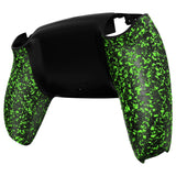 eXtremeRate Textured Green Custom Back Housing Bottom Shell Compatible with ps5 Controller, Replacement Back Shell Cover Compatible with ps5 Controller - DPFP3017