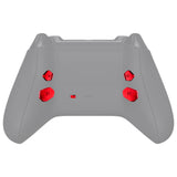 eXtremeRate Chrome Red Replacement Redesigned K1 K2 K3 K4 Back Buttons Paddles & Toggle Switch for Xbox Series X/S Controller eXtremerate Hope Remap Kit - Controller & Hope Remap Board NOT Included - DX3D4003