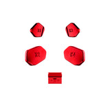 eXtremeRate Chrome Red Replacement Redesigned K1 K2 K3 K4 Back Buttons Paddles & Toggle Switch for Xbox Series X/S Controller eXtremerate Hope Remap Kit - Controller & Hope Remap Board NOT Included - DX3D4003