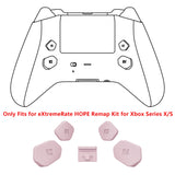 eXtremeRate Cherry Blossoms Pink Replacement Redesigned K1 K2 K3 K4 Back Buttons Paddles & Toggle Switch for Xbox Series X/S Controller eXtremerate Hope Remap Kit - Controller & Hope Remap Board NOT Included - DX3P3012