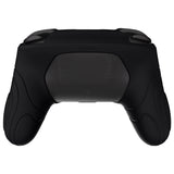 PlayVital Samurai Edition Ergonomic Silicone Skin Protective Case for Nintendo Switch Pro Controller, Soft Anti-slip Controller Grip Protector for Nintendo Switch Pro with Thumb Grip Caps - Black - EBNPP002