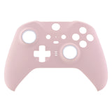 eXtremeRate Cherry Blossoms Pink Grip Faceplate Cover, Front Housing Shell Case Replacement Kit for Xbox One Elite Series 2 Controller Model 1797 and Core Model 1797 - Thumbstick Accent Rings Included - ELP312