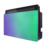 eXtremeRate Custom Chameleon Glossy Faceplate for Nintendo Switch Dock, Green Purple DIY Replacement Housing Shell for Nintendo Switch Dock - Dock NOT Included - FDP302