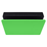 eXtremeRate Green Custom Faceplate for NS Switch Charging Dock, Soft Touch Grip DIY Replacement Housing Shell for NS Switch Dock - FDP313