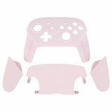 eXtremeRate Cherry Blossoms Pink Faceplate Backplate Handles Cover, Octagonal Gated Sticks Design DIY Replacement Grip Housing Shell for Nintendo Switch Pro Controller- Controller NOT Included - FRE603