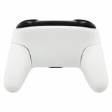 eXtremeRate White Faceplate Backplate Handles Cover, Octagonal Gated Sticks Design DIY Replacement Grip Housing Shell for Nintendo Switch Pro Controller- Controller NOT Included - FRE604