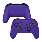 eXtremeRate Purple Faceplate Backplate Handles Cover, Octagonal Gated Sticks Design DIY Replacement Grip Housing Shell for NS Switch Pro Controller - Controller NOT Included - FRE613
