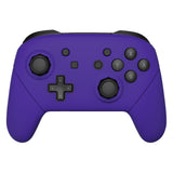 eXtremeRate Purple Faceplate Backplate Handles Cover, Octagonal Gated Sticks Design DIY Replacement Grip Housing Shell for NS Switch Pro Controller - Controller NOT Included - FRE613