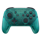 eXtremeRate Emerald Green Faceplate Backplate Handles for Nintendo Switch Pro Controller, DIY Replacement Grip Housing Shell Cover for Nintendo Switch Pro - Controller NOT Included - FRM508