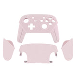 eXtremeRate Cherry Blossoms Pink Faceplate Backplate Handles for Nintendo Switch Pro Controller, DIY Replacement Grip Housing Shell Cover for Nintendo Switch Pro - Controller NOT Included - FRP307