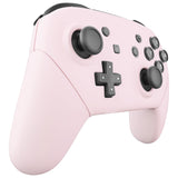 eXtremeRate Cherry Blossoms Pink Faceplate Backplate Handles for Nintendo Switch Pro Controller, DIY Replacement Grip Housing Shell Cover for Nintendo Switch Pro - Controller NOT Included - FRP307