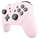 eXtremeRate Cherry Blossoms Pink Faceplate Backplate Handles for Nintendo Switch Pro Controller, DIY Replacement Grip Housing Shell Cover for Nintendo Switch Pro - Controller NOT Included - FRP307