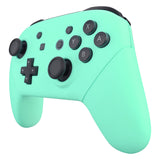 eXtremeRate Mint Green Faceplate Backplate Handles for Nintendo Switch Pro Controller, DIY Replacement Grip Housing Shell Cover for Nintendo Switch Pro - Controller NOT Included - FRP309