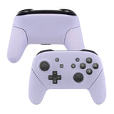 eXtremeRate Light Violet Faceplate Backplate Handles for Nintendo Switch Pro Controller, DIY Replacement Grip Housing Shell Cover for Nintendo Switch Pro - Controller NOT Included - FRP310