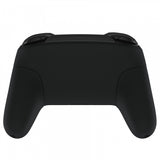 eXtremeRate Black Faceplate Backplate Handles for Nintendo Switch Pro Controller, Soft Touch DIY Replacement Grip Housing Shell Cover for Nintendo Switch Pro - Controller NOT Included - FRP315