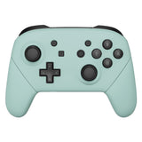 eXtremeRate Light Cyan Faceplate Backplate Handles for NS Switch Pro Controller, DIY Replacement Grip Housing Shell Cover for NS Switch Pro - Controller NOT Included - FRP327