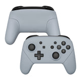 eXtremeRate New Hope Gray Faceplate Backplate Handles for NS Switch Pro Controller, DIY Replacement Grip Housing Shell Cover for NS Switch Pro - Controller NOT Included - FRP337