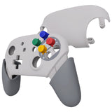 eXtremeRate SFC SNES Classic EU Style Faceplate Backplate Handles for NS Switch Pro Controller - Controller NOT Included - FRT103