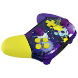 eXtremeRate Splattering Paint Style Faceplate Backplate Handles for NS Switch Pro Controller - Controller NOT Included - FRT104