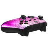 eXtremeRate Ice Flake Magenta Replacement Front Housing Shell for Xbox Series X / S Controller, Custom Cover Faceplate for Xbox Core Controller - Controller NOT Included - FX3D411