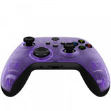 eXtremeRate Replacement Front Housing Shell for Xbox Series X Controller, Clear Atomic Purple Custom Cover Faceplate for Xbox Series S Controller - Controller NOT Included - FX3M505