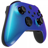 eXtremeRate Chameleon Puple Blue Glossy Replacement Front Housing Shell for Xbox Series X Controller, Custom Cover Faceplate for Xbox Series S Controller - Controller NOT Included - FX3P301