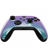 eXtremeRate Chameleon Green Purple Glossy Replacement Front Housing Shell for Xbox Series X Controller, Custom Cover Faceplate for Xbox Series S Controller - Controller NOT Included - FX3P302