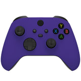 eXtremeRate Purple Replacement Part Faceplate, Soft Touch Grip Housing Shell Case for Xbox Series S & Xbox Series X Controller Accessories - Controller NOT Included - FX3P307