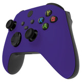 eXtremeRate Purple Replacement Part Faceplate, Soft Touch Grip Housing Shell Case for Xbox Series S & Xbox Series X Controller Accessories - Controller NOT Included - FX3P307