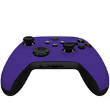 eXtremeRate Purple Replacement Part Faceplate, Soft Touch Grip Housing Shell Case for Xbox Series S & Xbox Series X Controller Accessories - Controller NOT Included - FX3P307