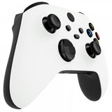 eXtremeRate White Replacement Part Faceplate, Housing Shell Case for Xbox Series S & Xbox Series X Controller Accessories - Controller NOT Included - FX3P308