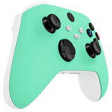 eXtremeRate Mint Green Replacement Part Faceplate, Housing Shell Case for Xbox Series S & Xbox Series X Controller Accessories - Controller NOT Included - FX3P314