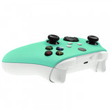 eXtremeRate Mint Green Replacement Part Faceplate, Housing Shell Case for Xbox Series S & Xbox Series X Controller Accessories - Controller NOT Included - FX3P314