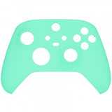 eXtremeRate Mint Green Replacement Part Faceplate, Housing Shell Case for Xbox Series S & Xbox Series X Controller Accessories - Controller NOT Included - FX3P314