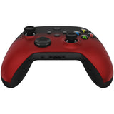 eXtremeRate Shadow Red Replacement Part Faceplate, Soft Touch Grip Housing Shell Case for Xbox Series S & Xbox Series X Controller Accessories - Controller NOT Included -FX3P319