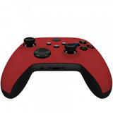 eXtremeRate Passion Red Replacement Part Faceplate, Soft Touch Grip Housing Shell Case for Xbox Series S & Xbox Series X Controller Accessories - Controller NOT Included - FX3P332