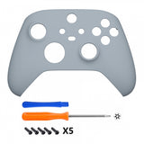 eXtremeRate New Hope Gray Replacement Part Faceplate, Housing Shell Case for Xbox Series S & Xbox Series X Controller Accessories - Controller NOT Included - FX3P337