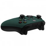 eXtremeRate Racing Green Replacement Part Faceplate, Soft Touch Grip Housing Shell Case for Xbox Series S & Xbox Series X Controller Accessories - Controller NOT Included - FX3P351