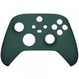 eXtremeRate Racing Green Replacement Part Faceplate, Soft Touch Grip Housing Shell Case for Xbox Series S & Xbox Series X Controller Accessories - Controller NOT Included - FX3P351